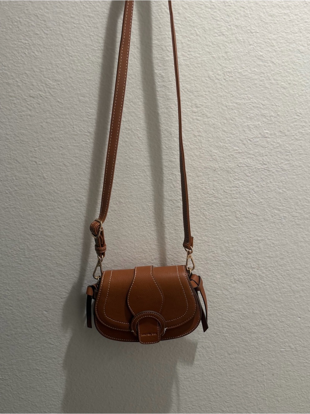 Rachel Zoe Saddle Crossbody Bag in Cognac - Picture 3 of 7